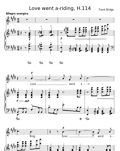 Love went a-riding, H.114 preview