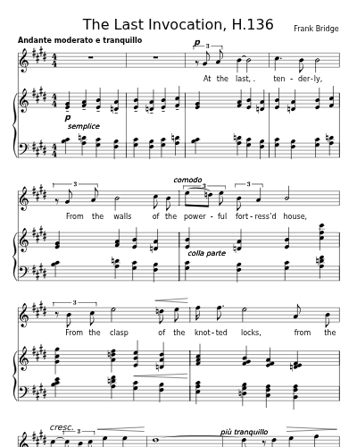 The Last Invocation, H.136