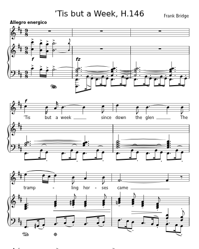 ’Tis but a Week, H.146 preview