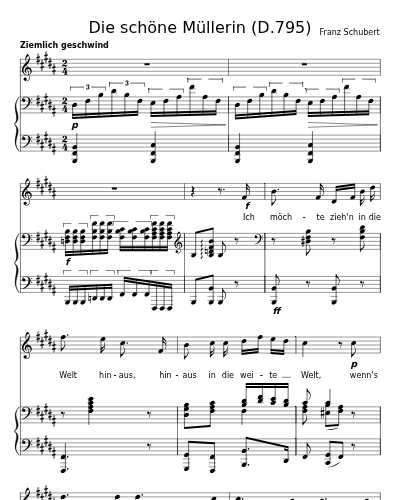 Die böse Farbe (Die schöne Müllerin (D.795))