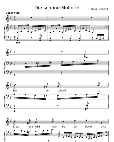 Eifersucht und Stolz (Die schöne Müllerin)