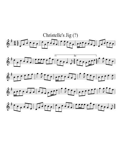 Christelle's Jig (?)