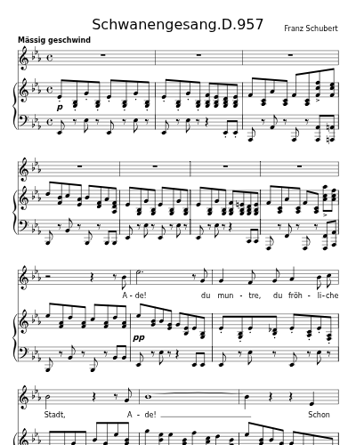 Abschied (Schwanengesang.D.957) preview