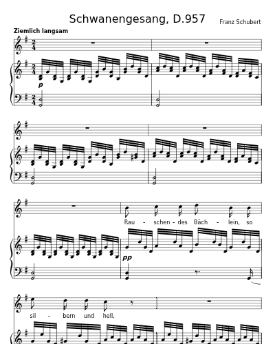 Liebesbotschaft (Schwanengesang, D.957)