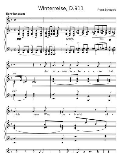 Das Wirtshaus (Winterreise, D.911)