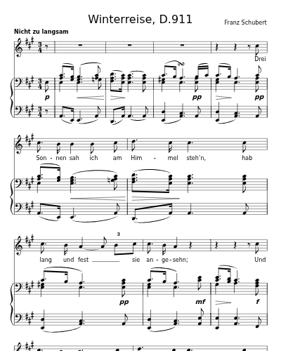 Die Nebensonnen (Winterreise, D.911)