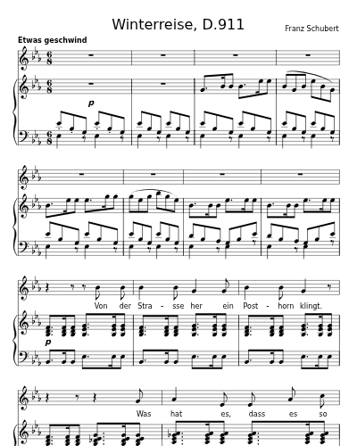 Die Post (Winterreise, D.911)