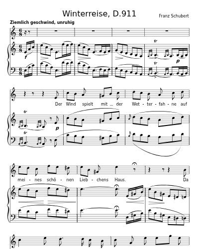 Die Wetterfahne (Winterreise, D.911)