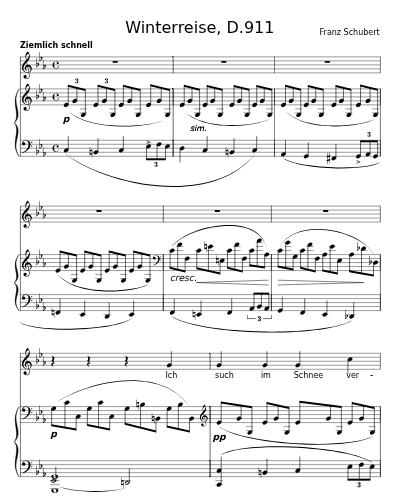 Erstarrung (Winterreise, D.911)