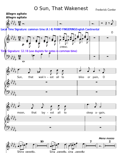 O Sun, That Wakenest preview