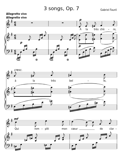 Hymne (3 songs, Op. 7)