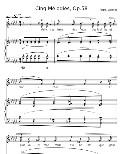 Green (Cinq Mélodies, Op.58)