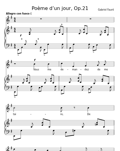 Rencontre (Poème d’un jour, Op.21) preview