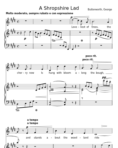 Loveliest of trees (A Shropshire Lad)