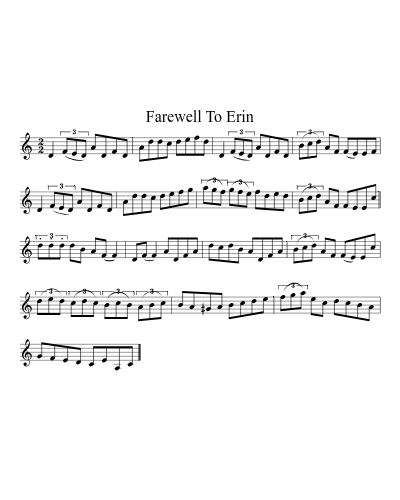 Farewell to Erin (Version 4) preview