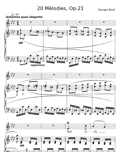 Après l’hiver (20 Mélodies, Op.21)