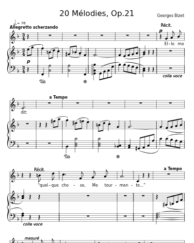 La coccinelle (20 Mélodies, Op.21) preview