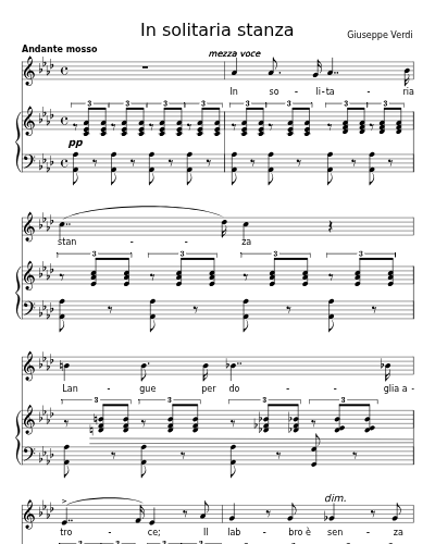In solitaria stanza
