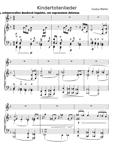 In diesem Wetter (Kindertotenlieder)