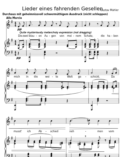 Die zwei blauen Augen (Lieder eines fahrenden Gesellen) preview