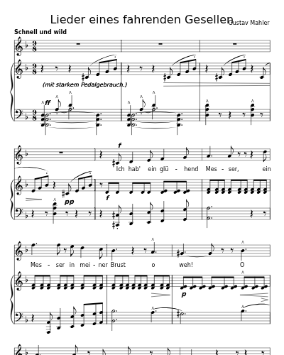 Ich hab' ein glühend Messer (Lieder eines fahrenden Gesellen) preview