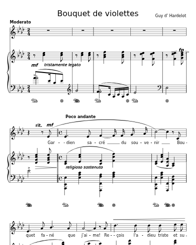 Bouquet de violettes preview