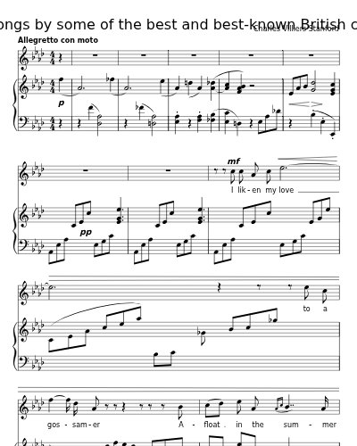 For Ever Mine (12 New Songs by some of the best and best-known British composers)