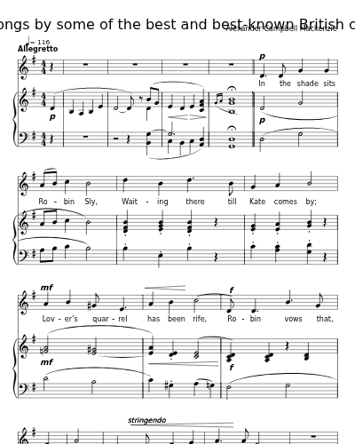 Robin Sly (12 New Songs by some of the best and best-known British composers) preview