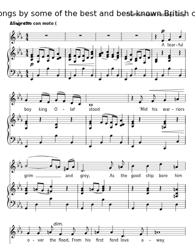 The Maid of Elsinore (12 New Songs by some of the best and best-known British composers) sheet music preview