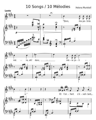 D’un berceau (10 Songs / 10 Mélodies) preview