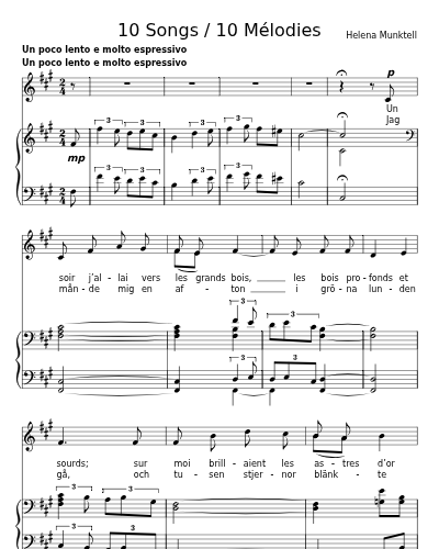 Exil d’amour (10 Songs / 10 Mélodies)