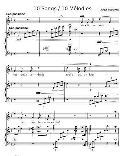 Fascination (10 Songs / 10 Mélodies) preview