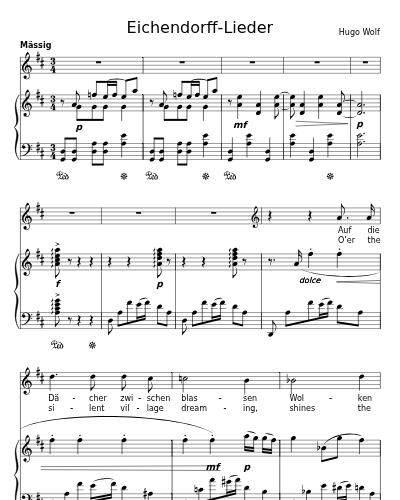 Das Ständchen (Eichendorff-Lieder)