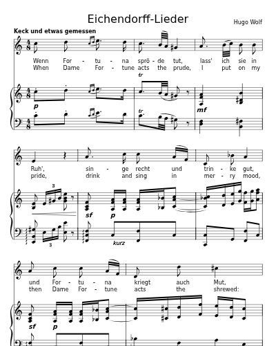 Der Glücksritter (Eichendorff-Lieder)