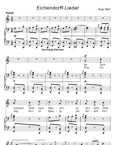 Der Soldat I (Eichendorff-Lieder)