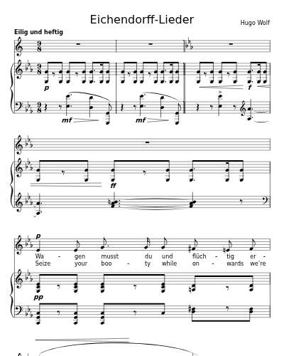 Der Soldat II (Eichendorff-Lieder)