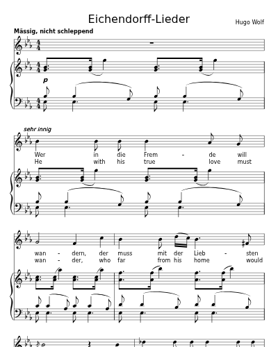 Heimweh (Eichendorff-Lieder)