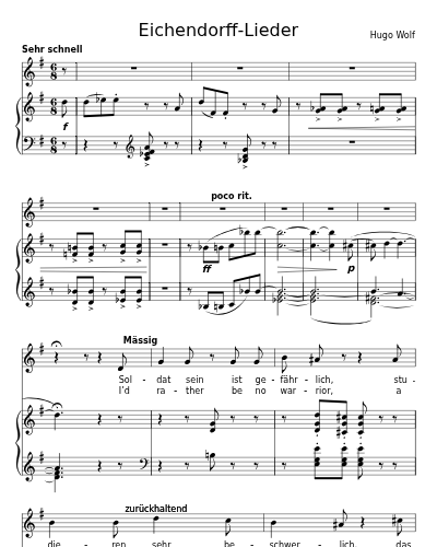 Lieber Alles (Eichendorff-Lieder)