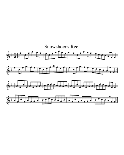 Snowshoer's Reel preview