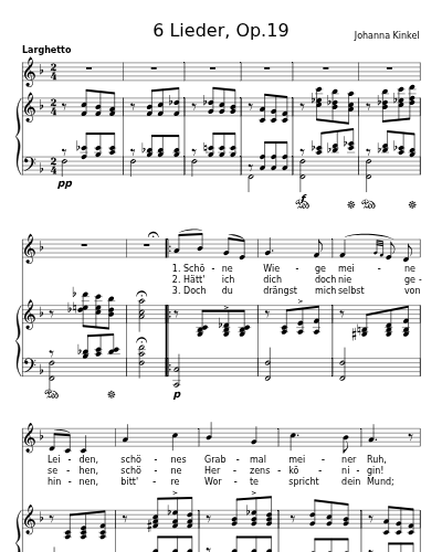 Abschied (6 Lieder, Op.19)