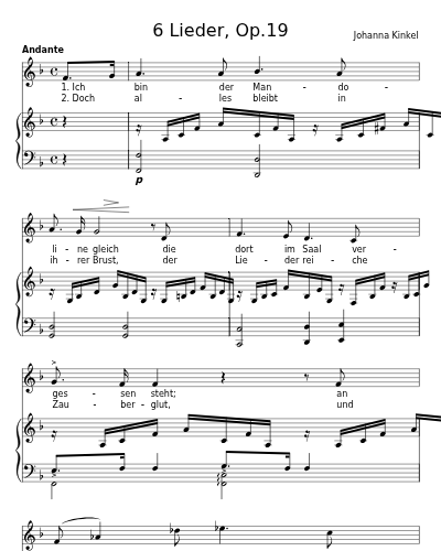 Die Mandoline (6 Lieder, Op.19) preview