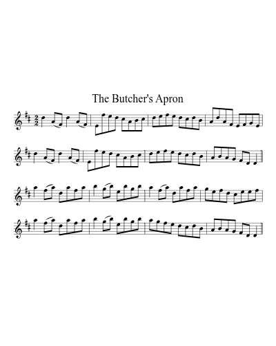 The butcher's apron (Version 2)
