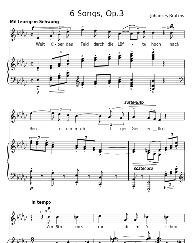 Lied aus dem Gedicht 'Ivan' (6 Songs, Op.3)