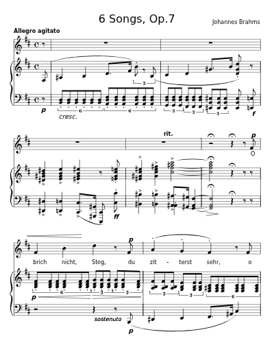 Heimkehr (6 Songs, Op.7)