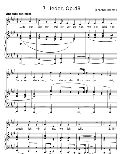 Der Überläufer (7 Lieder, Op.48)