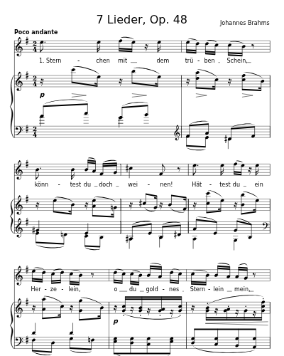 Gold überwiegt die Liebe (7 Lieder, Op. 48)