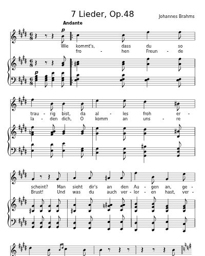 Trost in Tränen (7 Lieder, Op.48)