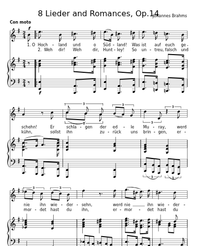 Murrays Ermordung (8 Lieder and Romances, Op.14) preview