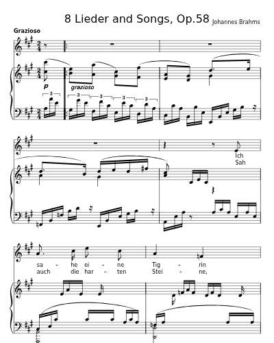 Die Spröde (8 Lieder and Songs, Op.58)