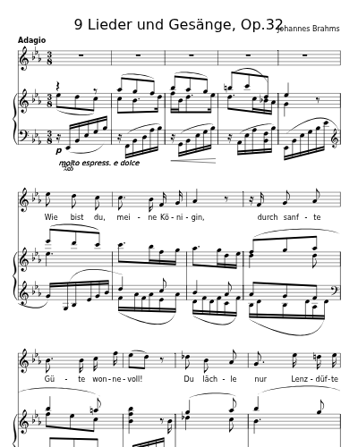 Wie bist du, meine Königin (9 Lieder und Gesänge, Op.32)